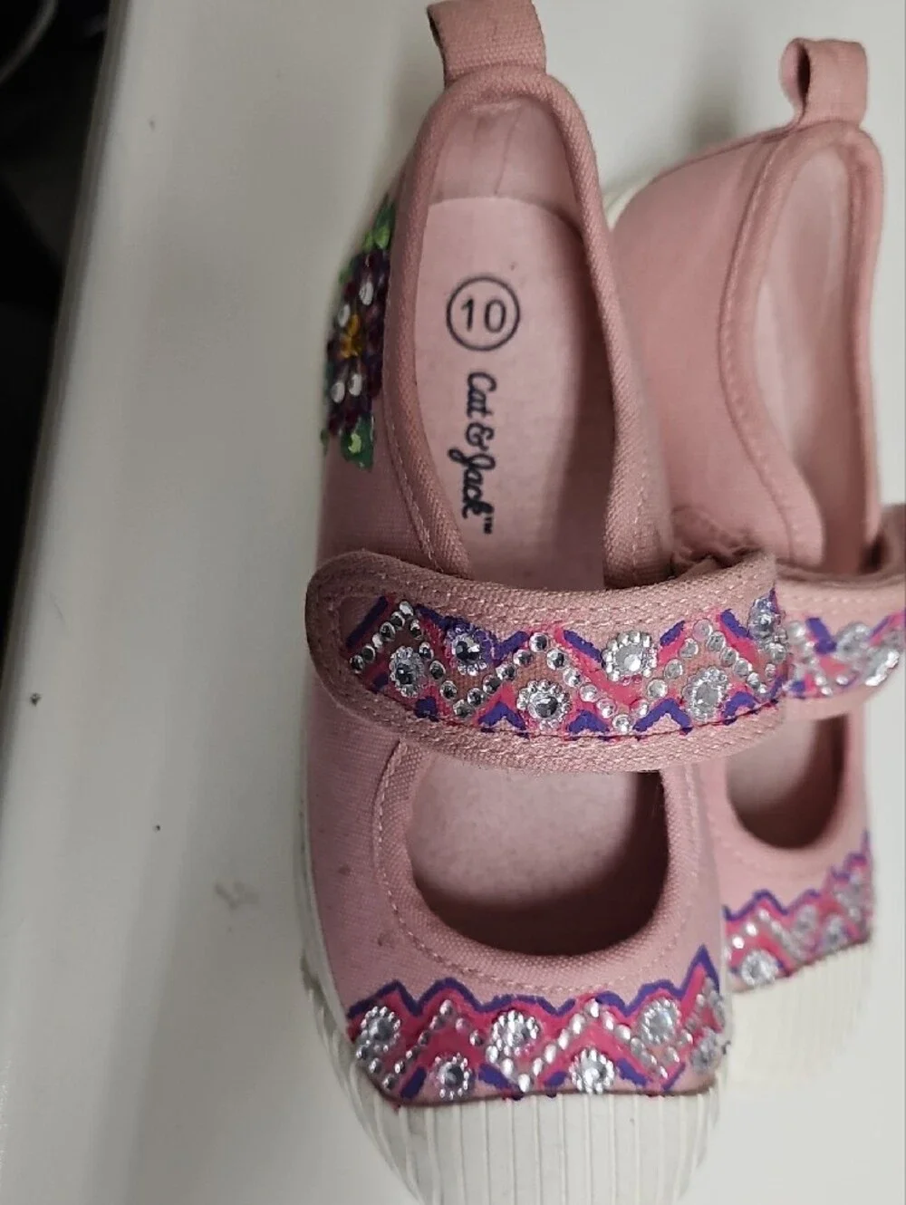 Hand Painted Toddler Pink 